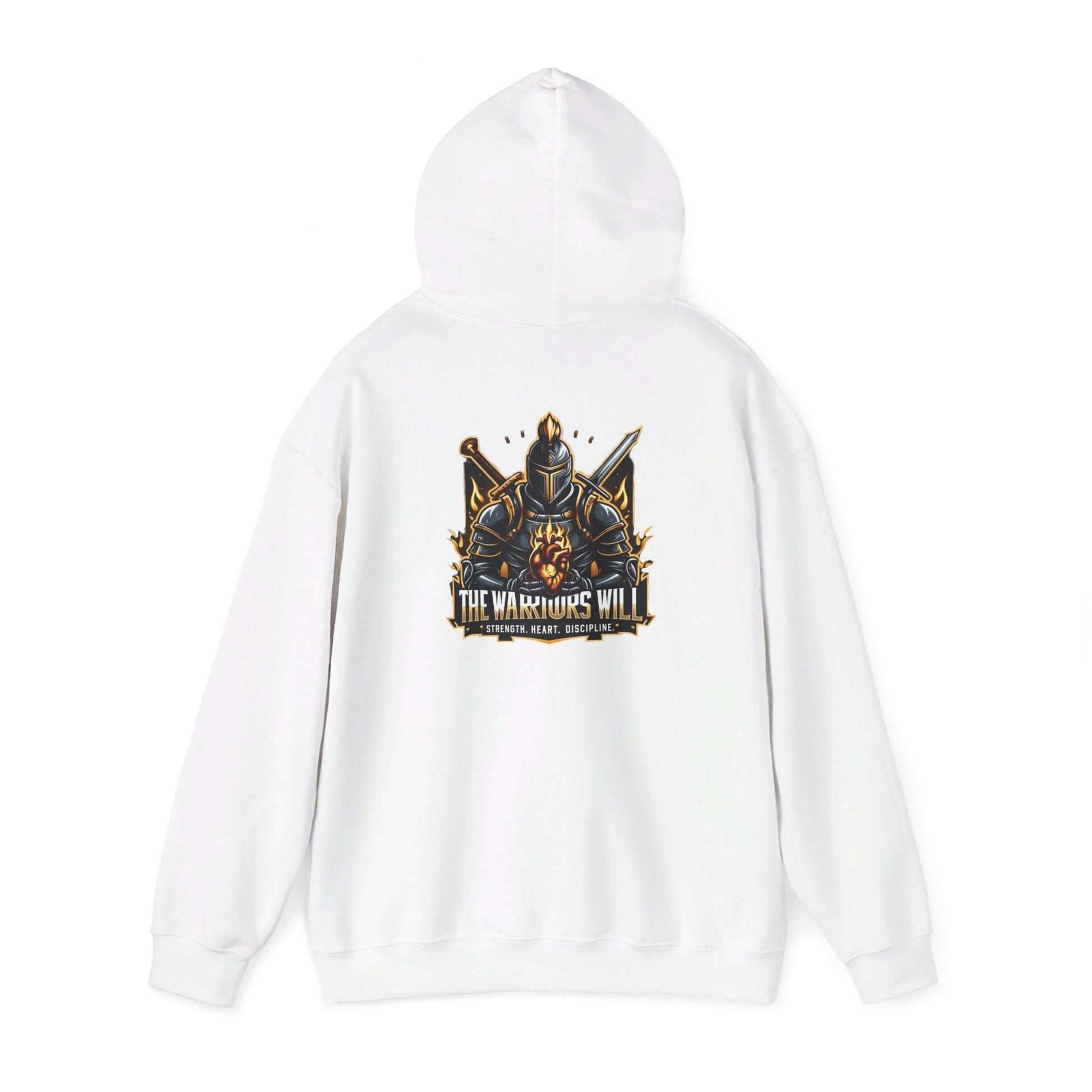 Unisex Heavy Blend™ Hooded Sweatshirt - The Warriors Will #Inspiration# #Discipline# #Train#