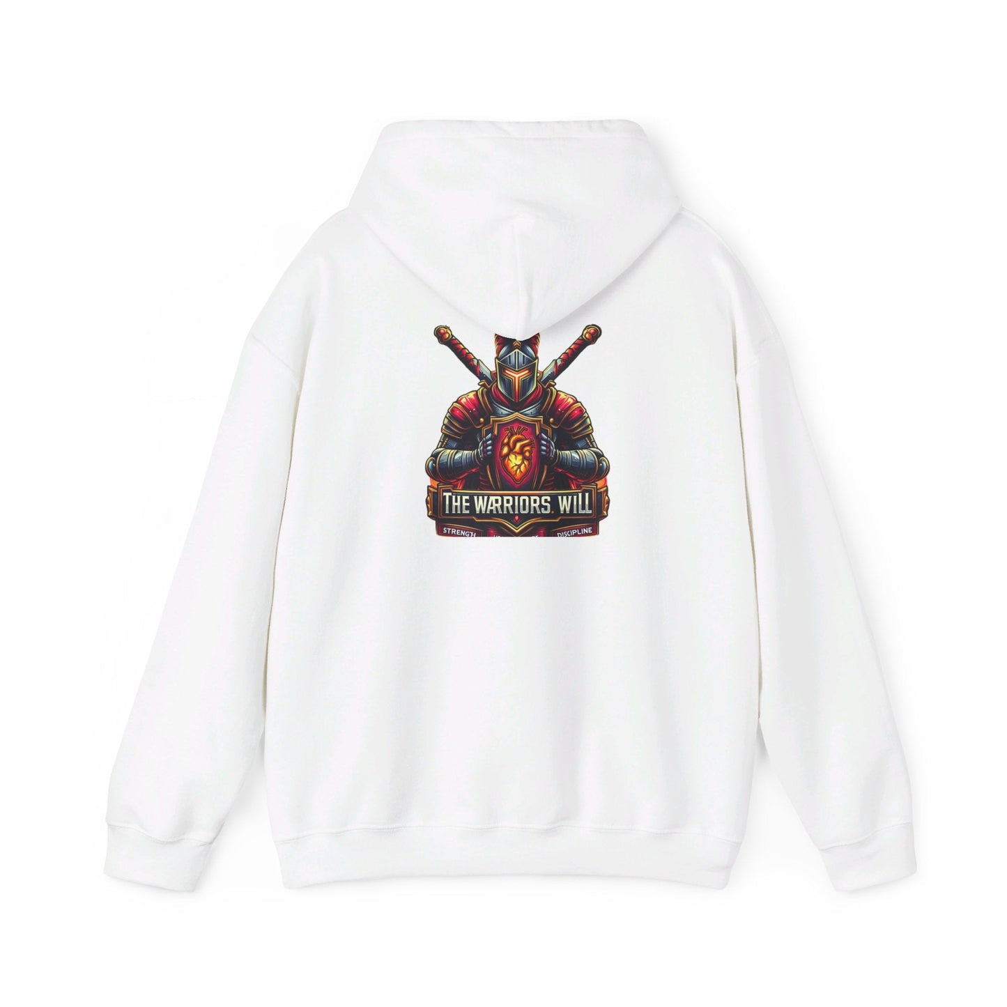 Unisex Heavy Blend™ Hooded Sweatshirt - The Warriors Will #Inspiration# #Discipline# #Train#