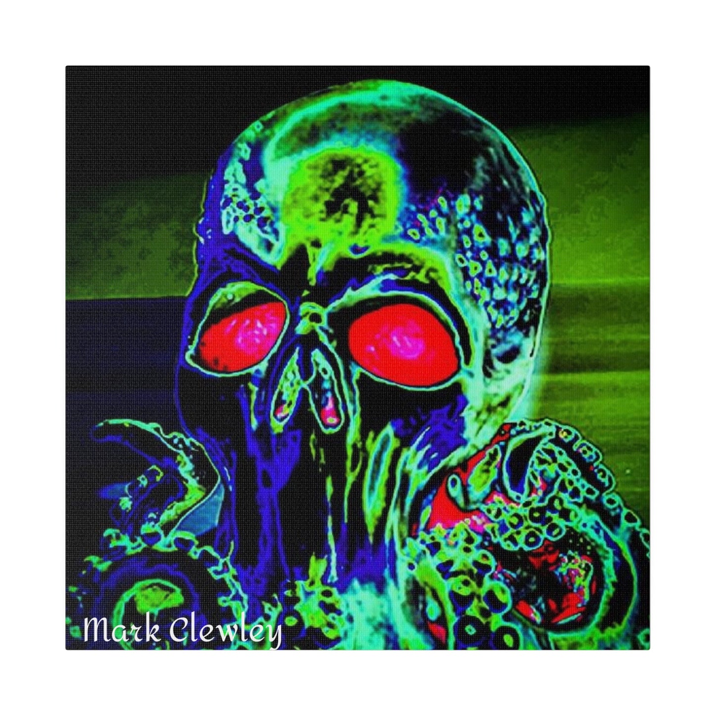 Bright Skull in Octopus - The Warriors Will #Inspiration# #Discipline# #Train#