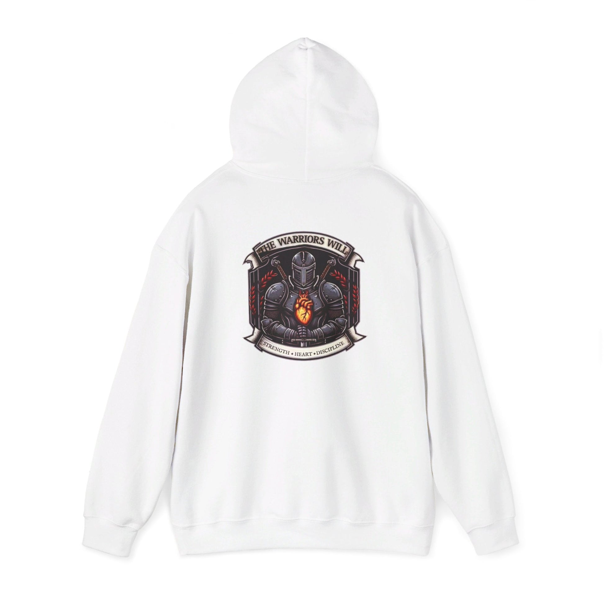 Unisex Heavy Blend™ Hooded Sweatshirt - The Warriors Will #Inspiration# #Discipline# #Train#