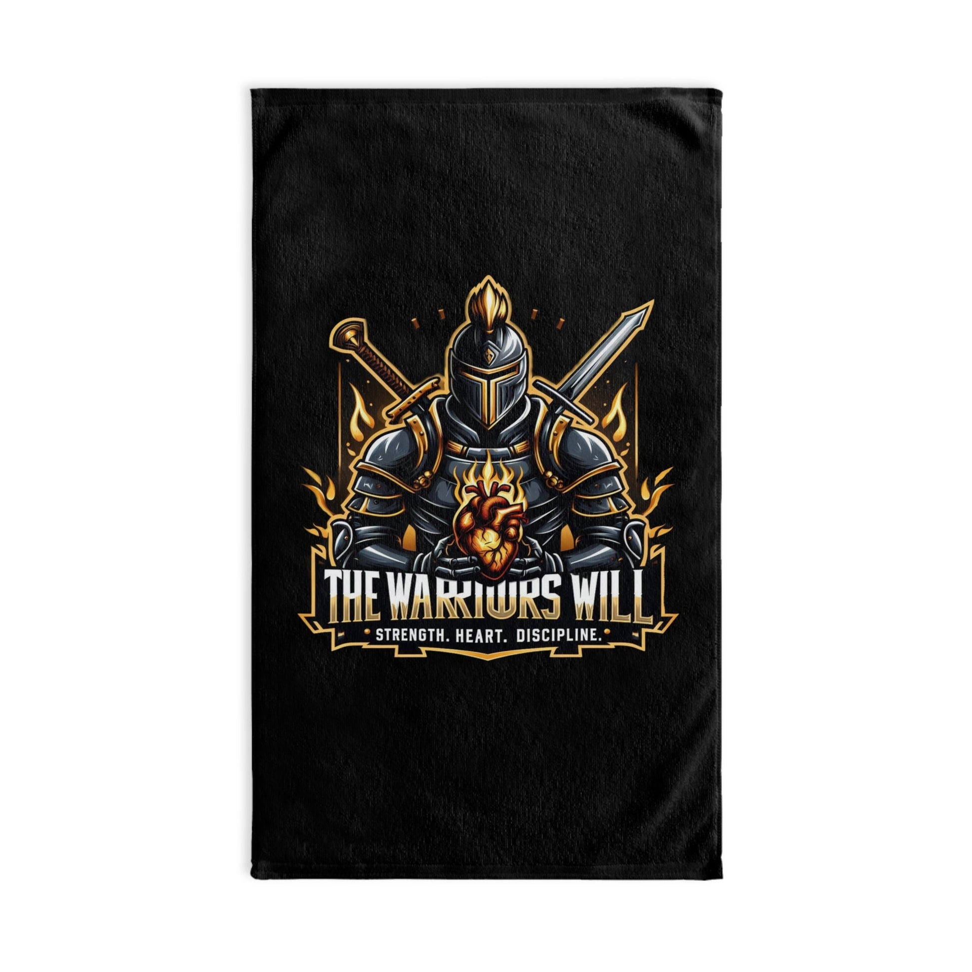 Hand Towel - The Warriors Will #Inspiration# #Discipline# #Train#