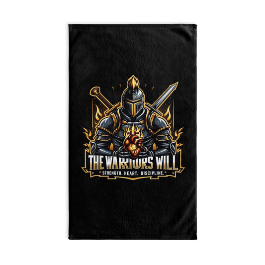 Hand Towel - The Warriors Will #Inspiration# #Discipline# #Train#