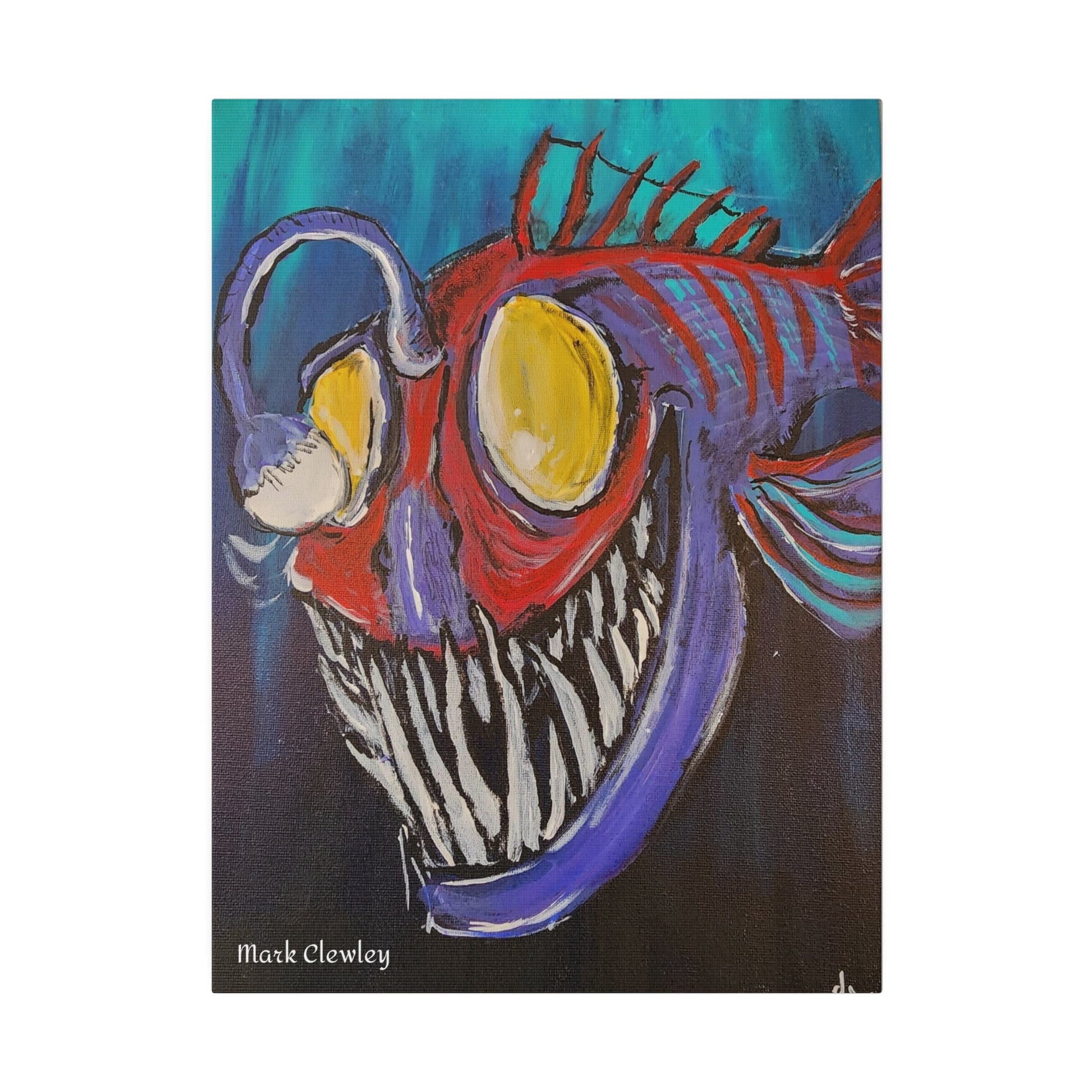 Colorful Angler Fish - The Warriors Will #Inspiration# #Discipline# #Train#