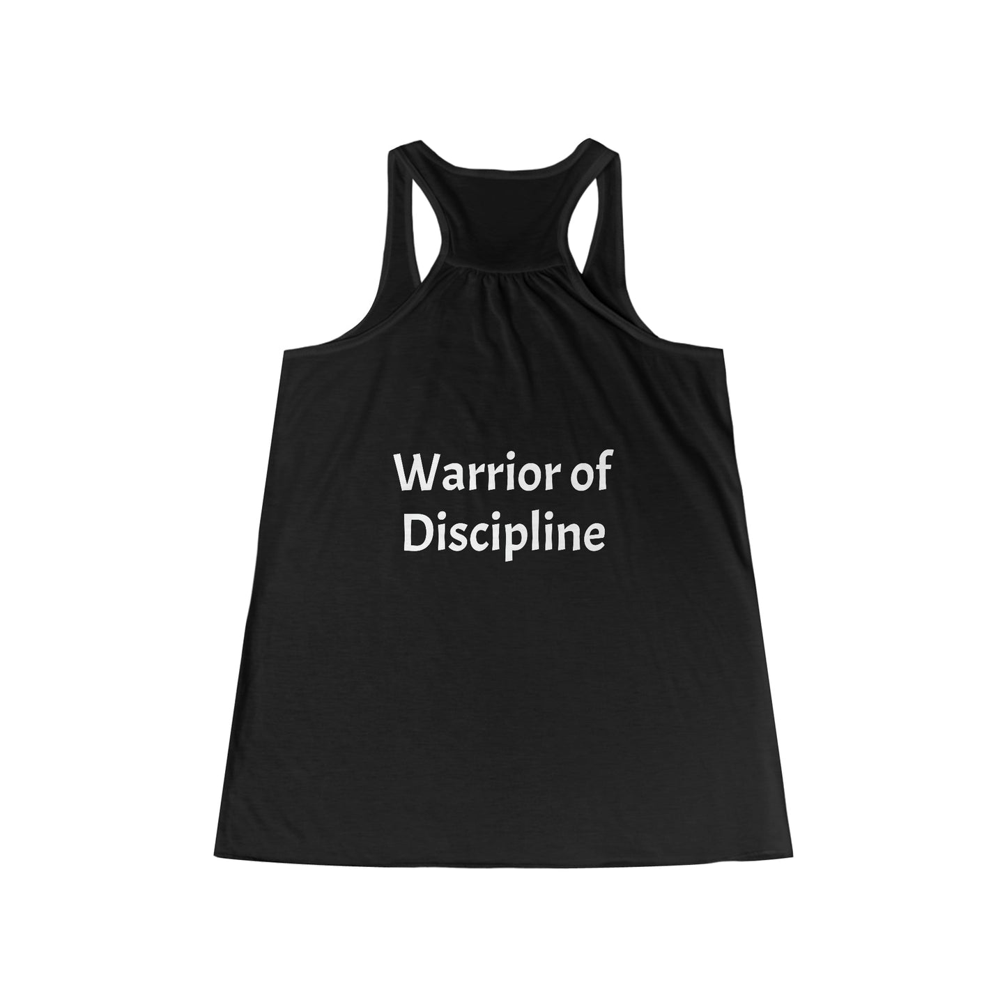 Women's Flowy Racerback Tank - The Warriors Will #Inspiration# #Discipline# #Train#