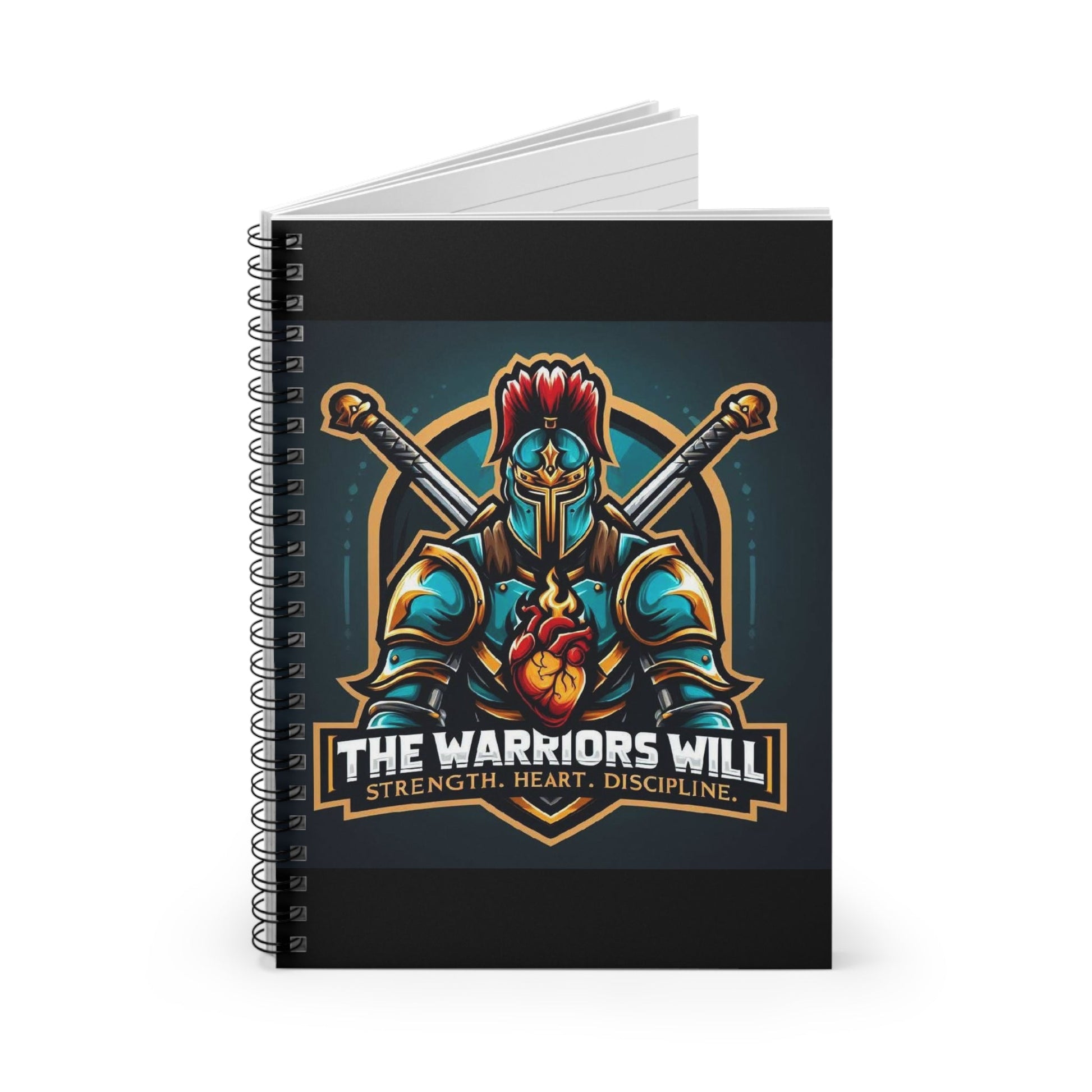 Spiral Notebook - Ruled Line - The Warriors Will #Inspiration# #Discipline# #Train#